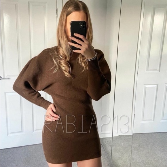 Zara | Dresses | Zara Voluminous Knit 
